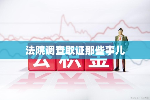 漳浦法院调查取证那些事儿
