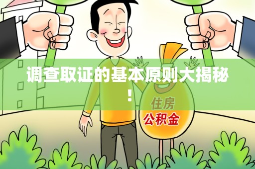 漳浦调查取证的基本原则大揭秘！