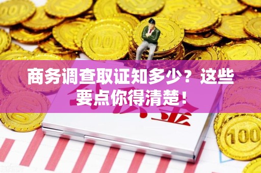 漳浦商务调查取证知多少？这些要点你得清楚！
